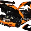 Koenigsegg Agera RS Cone Orange Black Carbon Accents 1/18 Model Car Autoart 79023