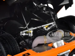 Koenigsegg Agera RS Cone Orange Black Carbon Accents 1/18 Model Car Autoart 79023