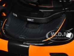 Koenigsegg Agera RS Cone Orange Black Carbon Accents 1/18 Model Car Autoart 79023