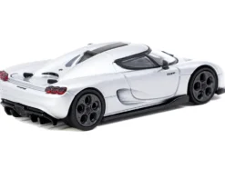 Koenigsegg CC850 Silver Metallic "Global64" Series 1/64 Diecast Model by Tarmac Works