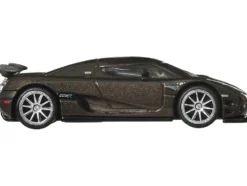 Koenigsegg CCXR Dark Gray Metallic "Fast Five" (2011) Movie "Fast & Furious" Series Diecast Model Car by Hot Wheels