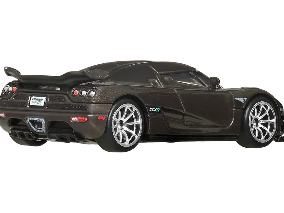Koenigsegg CCXR Dark Gray Metallic "Fast Five" (2011) Movie "Fast & Furious" Series Diecast Model Car by Hot Wheels