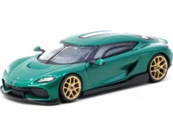 Koenigsegg Gemera Green Metallic "Global64" Series 1/64 Diecast Model by Tarmac Works