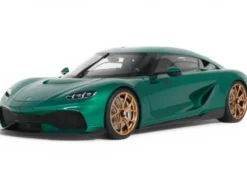 2024 Koenigsegg Gemera Racing Green Metallic 1/18 Model Car by GT Spirit