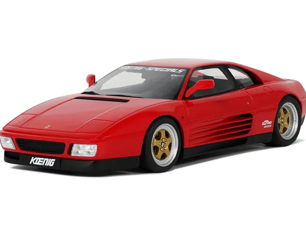 1994 Koenig Specials 348 Twin Turbo Red 1/18 Model Car by GT Spirit