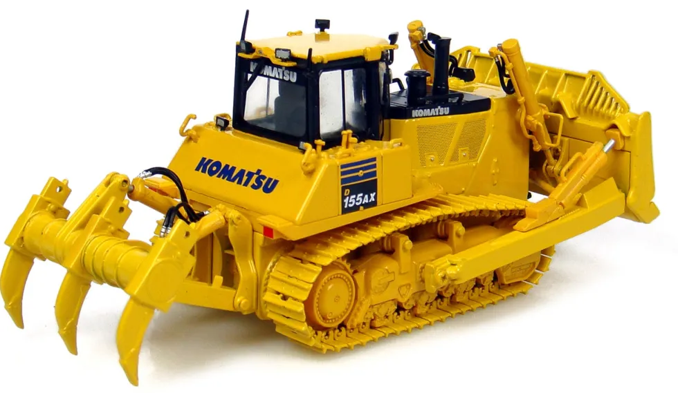 Komatsu D 155 AX-7 Dozer Ripper 1/50 Diecast Model Universal Hobbies UH8010