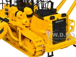 Komatsu D155CX-8 With K170 Pipelayer Yellow with Accessories 1/50 Diecast Model by First Gear