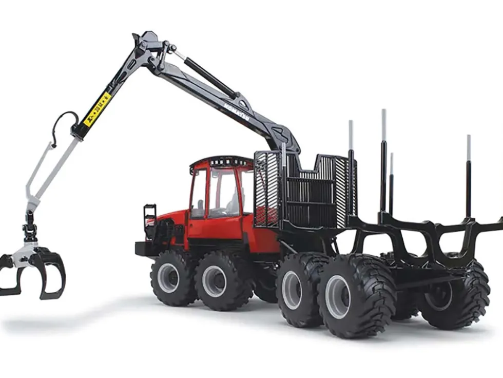 Komatsu 875.1 Forwarder Red Black 1/32 Diecast Model First Gear FG10-4238