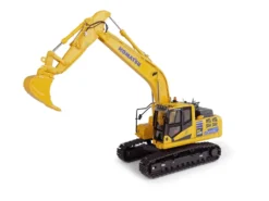 Komatsu HB205-3 Hybrid Tracked Excavator Japan Version 1/50 Diecast Model Universal Hobbies UH8136