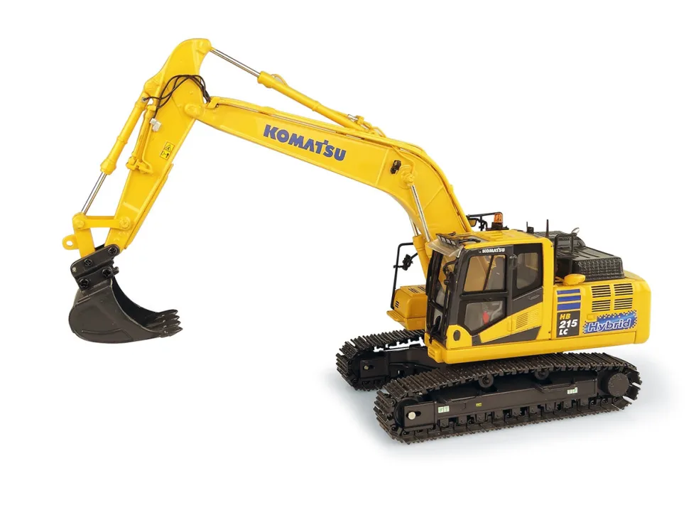 Komatsu HB215LC-3 Hybrid Tracked Excavator 1/50 Diecast Model Universal Hobbies UH8135
