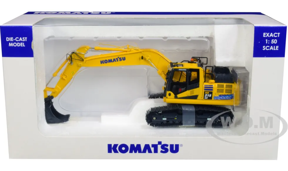 Komatsu HB215LC-3 Hybrid Tracked Excavator 1/50 Diecast Model Universal Hobbies UH8135