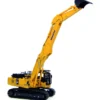 Komatsu PC450LC Excavator Short Boom with Bucket Yellow 1/50 Diecast Model Universal Hobbies UH8004