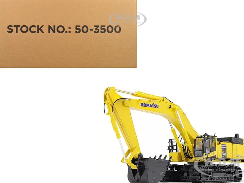 Komatsu PC900LC-11 Excavator Yellow 1/50 Diecast Model by First Gear