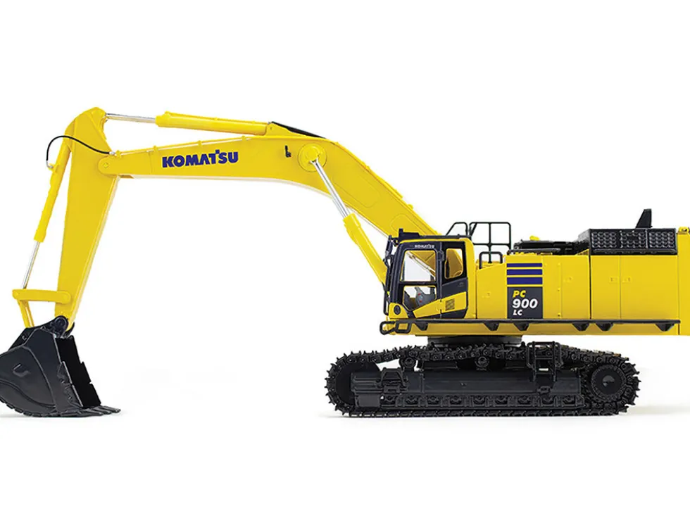 Komatsu PC900LC-11 Excavator Yellow 1/50 Diecast Model by First Gear