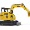 Komatsu PC78US-11 Excavator Yellow 1/50 Diecast Model DCP/First Gear 50-3474