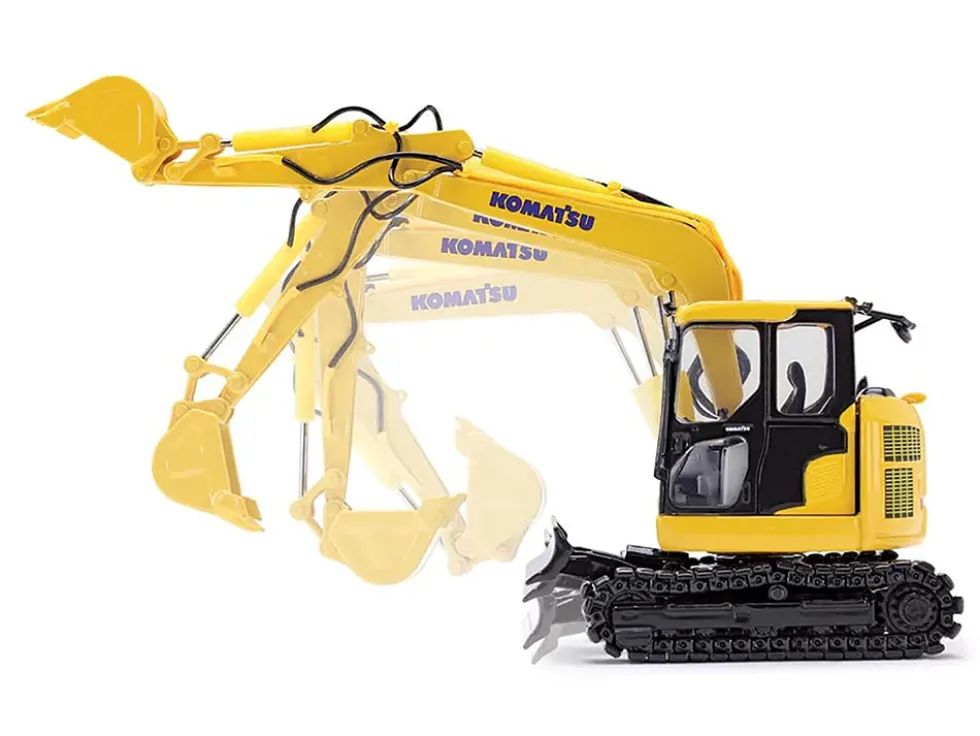 Komatsu PC78US-11 Excavator Yellow 1/50 Diecast Model DCP/First Gear 50-3474
