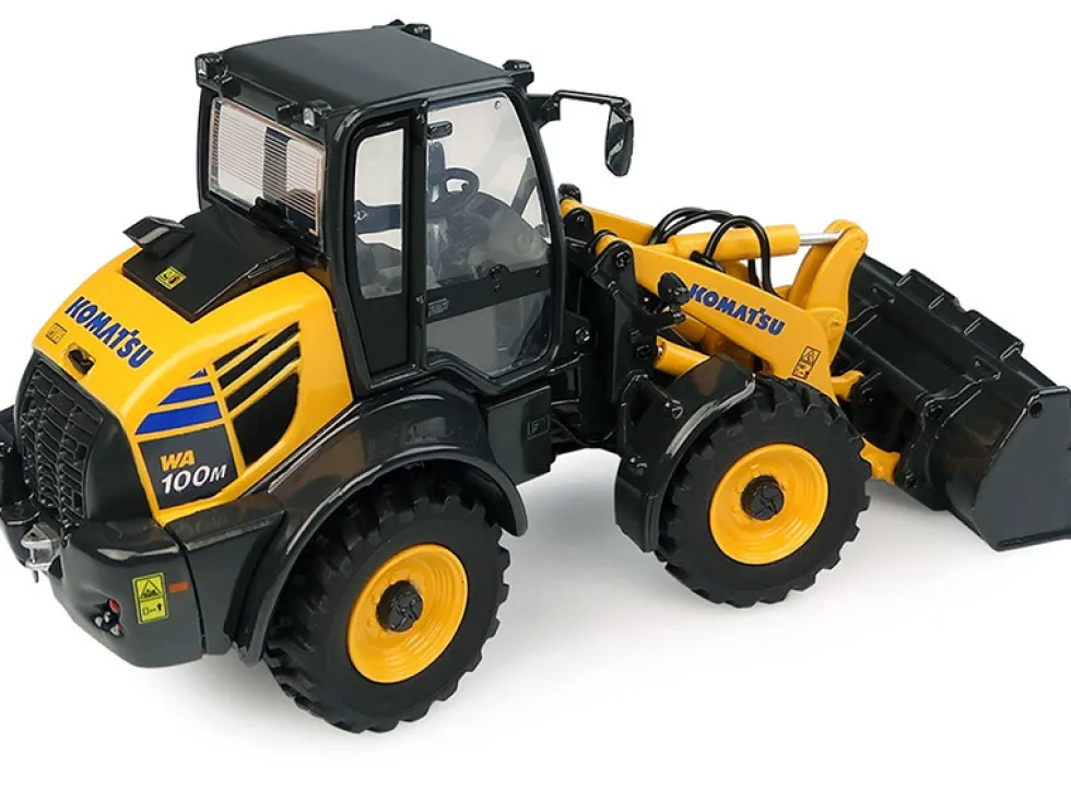Komatsu WA100M-8 Wheel Loader 1/50 Diecast Model Universal Hobbies UH8145