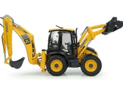 Komatsu WB97S-8 Backhoe Loader Yellow 1/50 Diecast Model Universal Hobbies UH8139