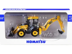 Komatsu WB97S-8 Backhoe Loader Yellow 1/50 Diecast Model Universal Hobbies UH8139