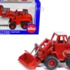 Kramer 411 Wheel Loader Red with White Top 1/50 Diecast Model Siku SK3563