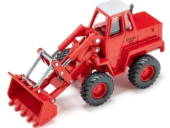 Kramer 411 Wheel Loader Red with White Top 1/50 Diecast Model Siku SK3563