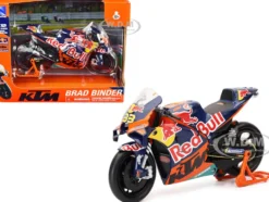 KTM RC16 Motorcycle 33 Brad Binder MotoGP Red Bull KTM Factory Racing 1/12 Diecast Model New Ray 58383