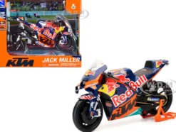 KTM RC16 Motorcycle #43 Jack Miller Red Bull KTM Factory Racing MotoGP World Championship 2023 1/12 Diecast Model New Ray 58393