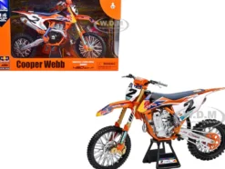 KTM 450 SX F 2 Cooper Webb Red Bull KTM Factory Racing SuperCross 1/6 Diecast Model New Ray 49683