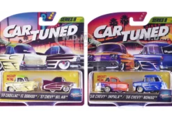 Kustoms Double Pack Series 8 Set of 4 Cars Diecast Model Cars by CarTuned