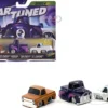 Kustoms Series 4 Chevrolet Triple Pack Set of 3 Cars Diecast Model Cars by CarTuned