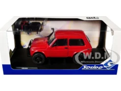1980 Lada Niva Red with Roof Rack and Accessories 1/18 Diecast Model Car by Solido
