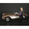 Ladies Night Angela Figurine for 1/18 Scale Models American Diorama 38192