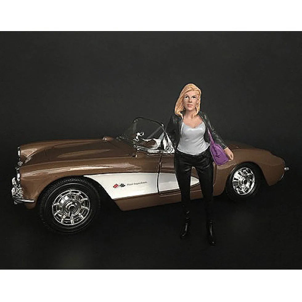 Ladies Night Angela Figurine for 1/18 Scale Models American Diorama 38192