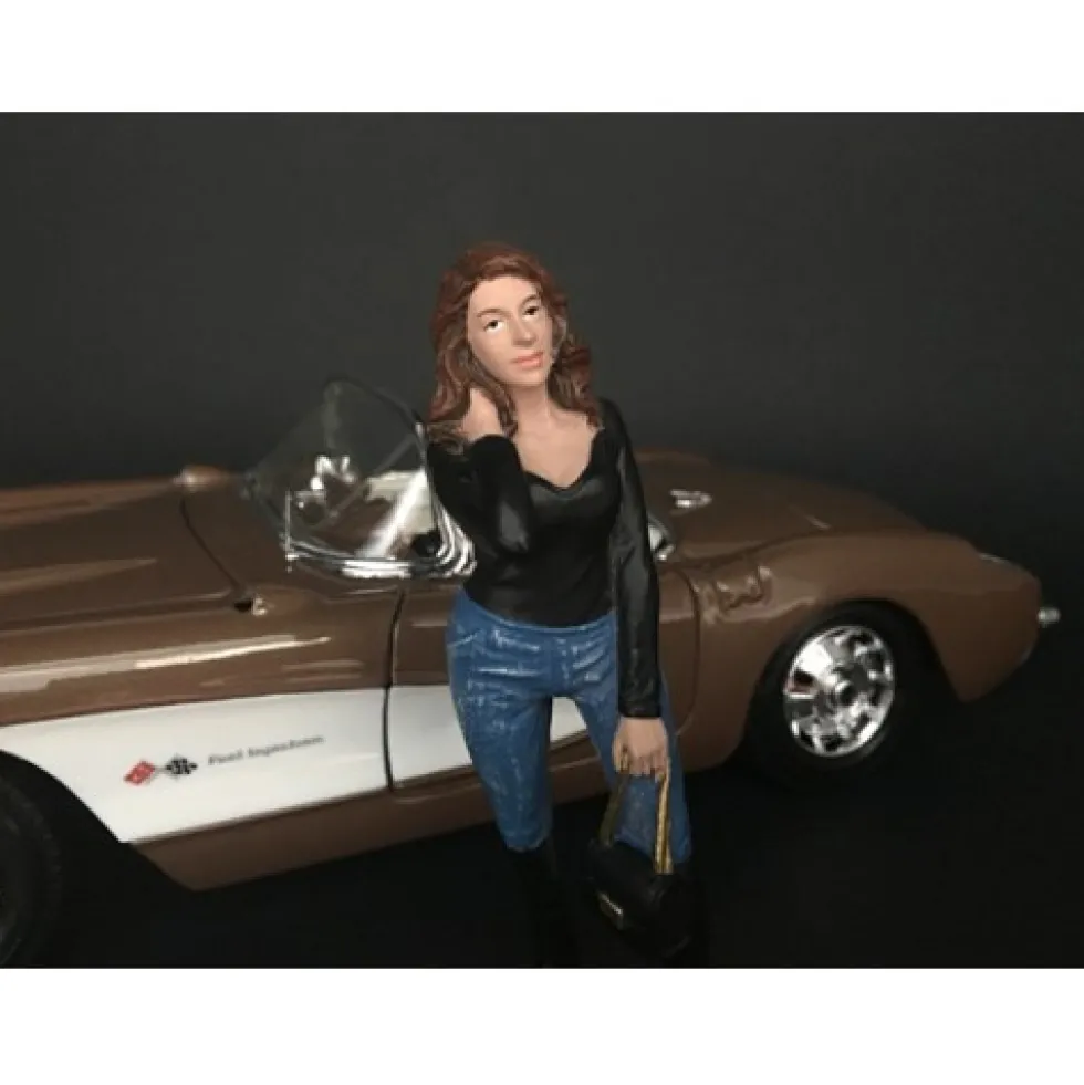 Ladies Night Lindsay Figurine for 1/18 Scale Models American Diorama 38196