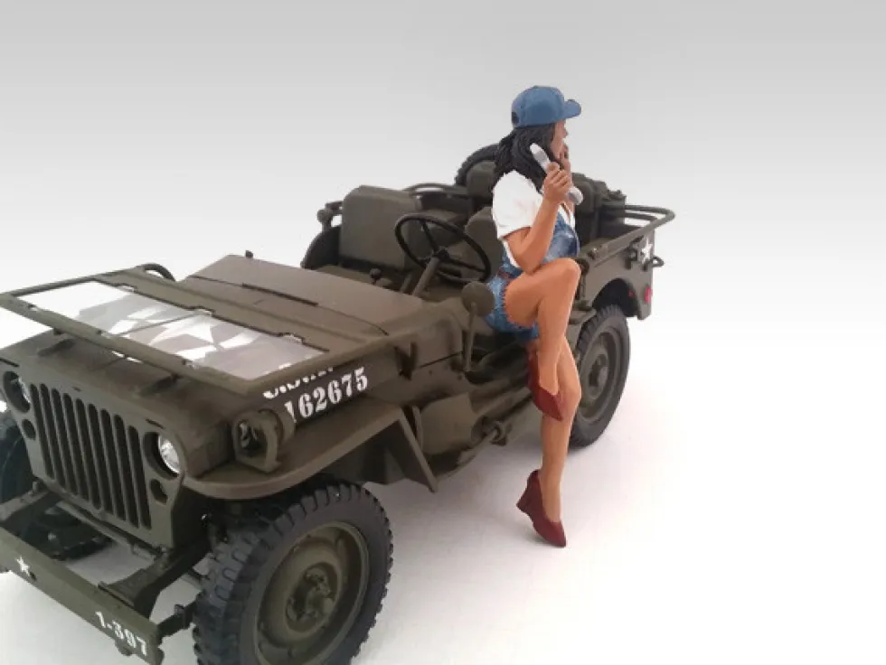 Lady Mechanic Jessie Figure For 1:18 Scale Models American Diorama 23860