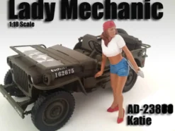 Lady Mechanic Katie Figure For 1:18 Scale Models American Diorama 23862