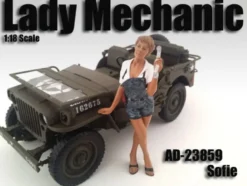 Lady Mechanic Sofie Figure For 1:18 Scale Models American Diorama 23859