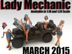 Lady Mechanic Sofie Figure For 1:18 Scale Models American Diorama 23859
