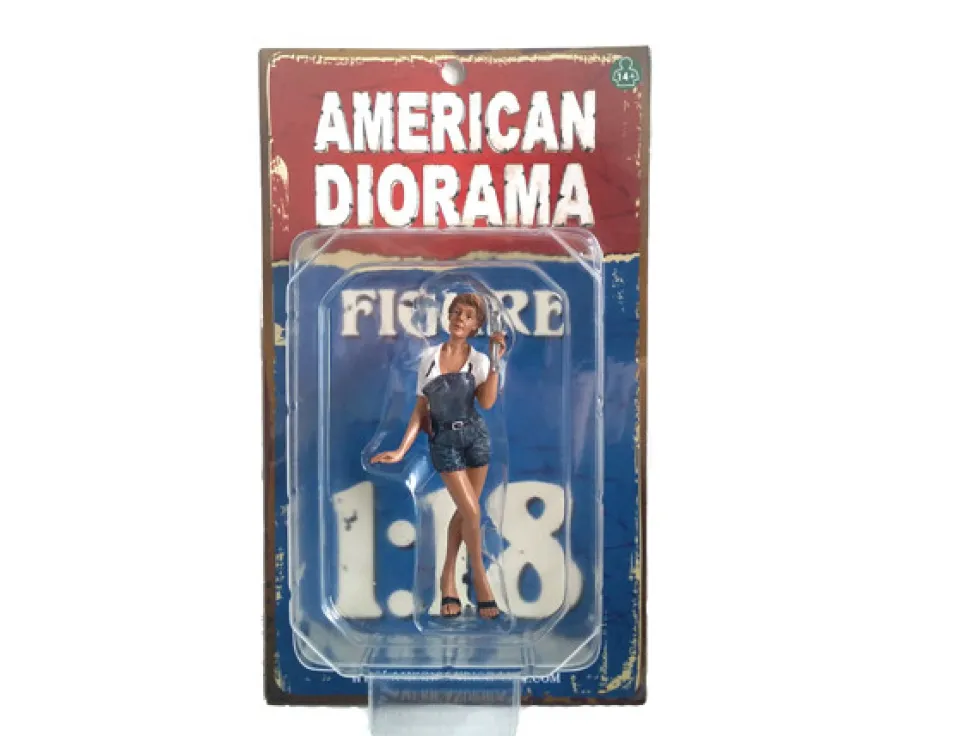 Lady Mechanic Sofie Figure For 1:18 Scale Models American Diorama 23859