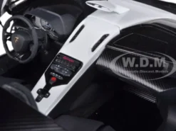 Lamborghini Aventador J White 1/18 Diecast Car Model AutoArt 74674