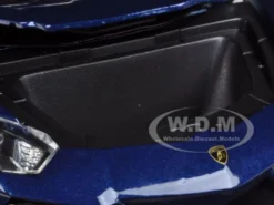2012 Lamborghini Aventador LP700-4 Blue 1/18 Diecast Car Model Bburago 11033