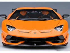 Lamborghini Aventador SVJ Arancio Atlas Pearl Orange 1/18 Model Car Autoart 79218