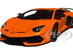 Lamborghini Aventador SVJ Arancio Atlas Pearl Orange 1/18 Model Car Autoart 79218
