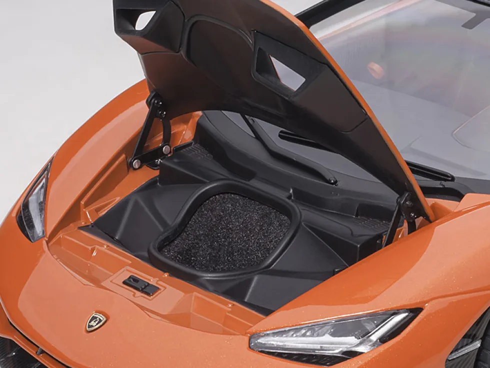 Lamborghini Centenario Arancio Argos Pearl Orange Carbon Top 1/18 Model Car Autoart 79201