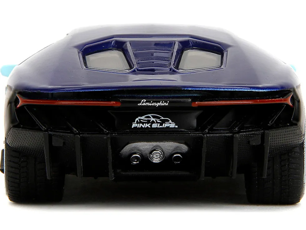 Lamborghini Centenario Light Blue and Purple Pink Slips Series 1/32 Diecast Model Car Jada 35365