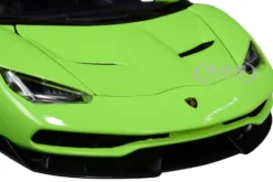 Lamborghini Centenario Lime Green Matt Black Top 1/18 Diecast Model Car Maisto 31386