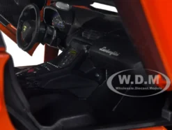 Lamborghini Centenario Orange with Matt Black Top Special Edition 1/18 Diecast Model Car Maisto 31386or