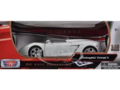 Lamborghini Concept S Pearl White 1/18 Diecast Car Model Motormax 79156