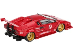 Lamborghini Countach LB-WORKS #41 Red Limited Edition 1/64 Diecast Model Car by Mini GT