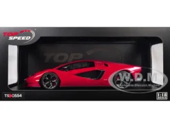 Lamborghini Countach LPI 800-4 Rosso Mars Red 1/18 Model Car by Top Speed